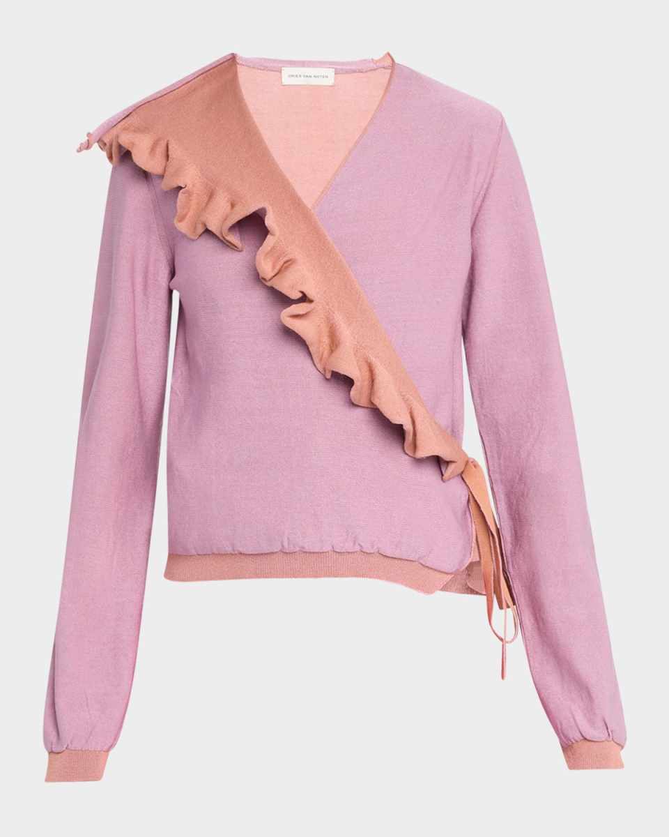 Tatum Colorblock Wrap Cardigan